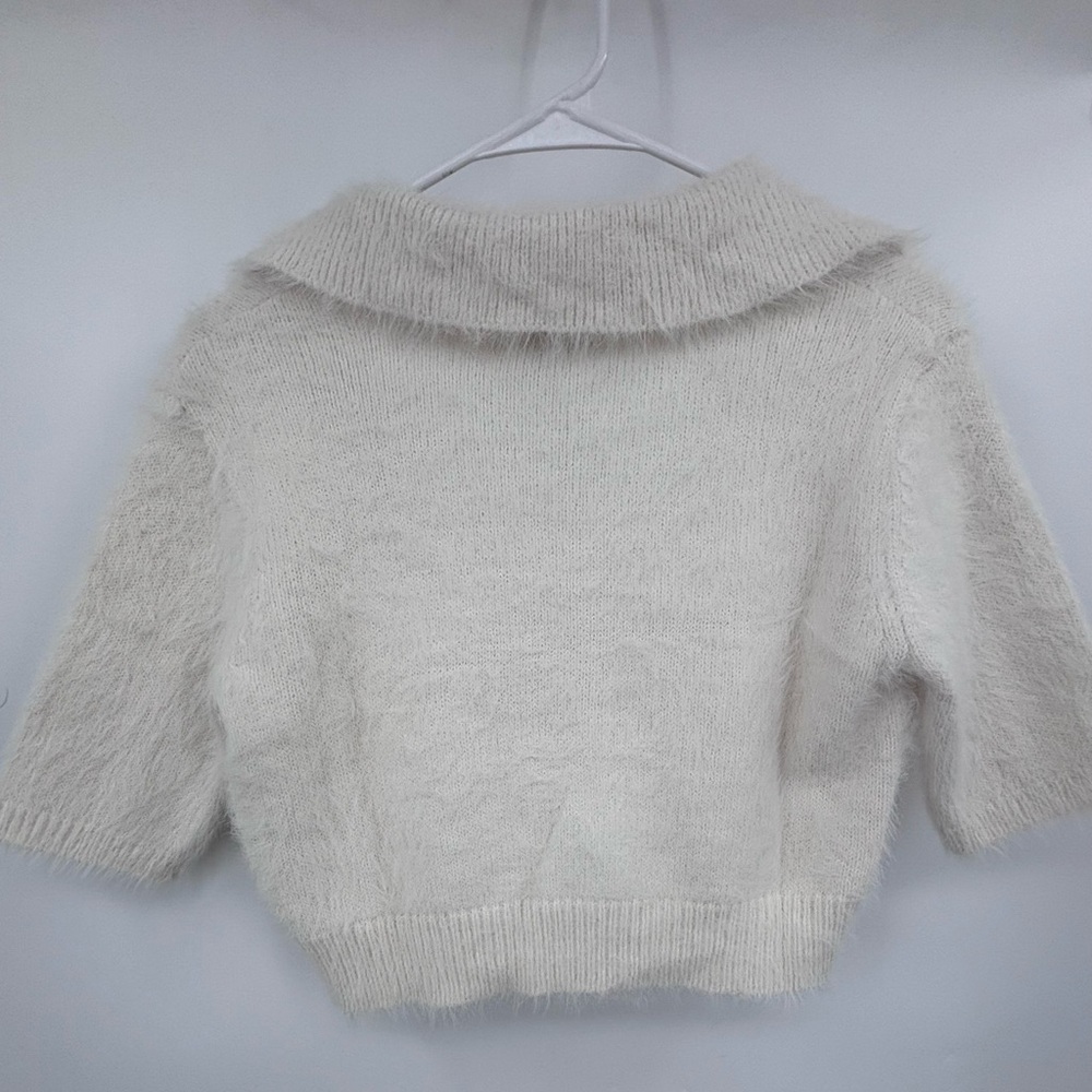 William Rast Fuzzy Crop Top - Picture 4 of 11